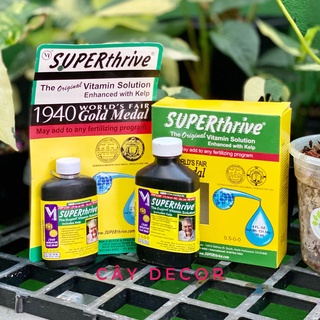 Phân Bón Lá Superthrive siêu kích thích sinh trưởng, chai 60ml và 120ml