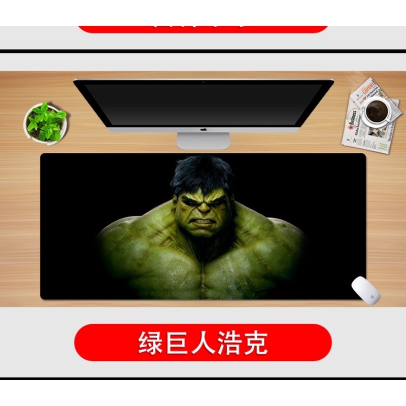 DESKMAT MARVEL Theme lót chuột cỡ lớn lót bàn phím kích thước 900x400mm Deskpad bàn di chuột - Polabe Store
