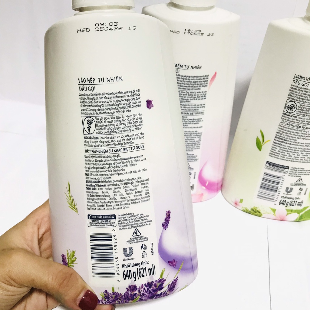 Dầu gội Dove Hương Hoa - Phục Hồi Hư Tổn 640g