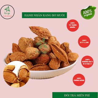 Hạnh nhân rang muối bơ ngon 1kg Tây Bắc vỏ mỏng thơm ngon không hoá chất hàng loại 1