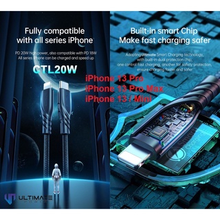 Dây cáp sạc nhanh CTL20W cho Iphone 13 Pro Max 13 Mini 20W