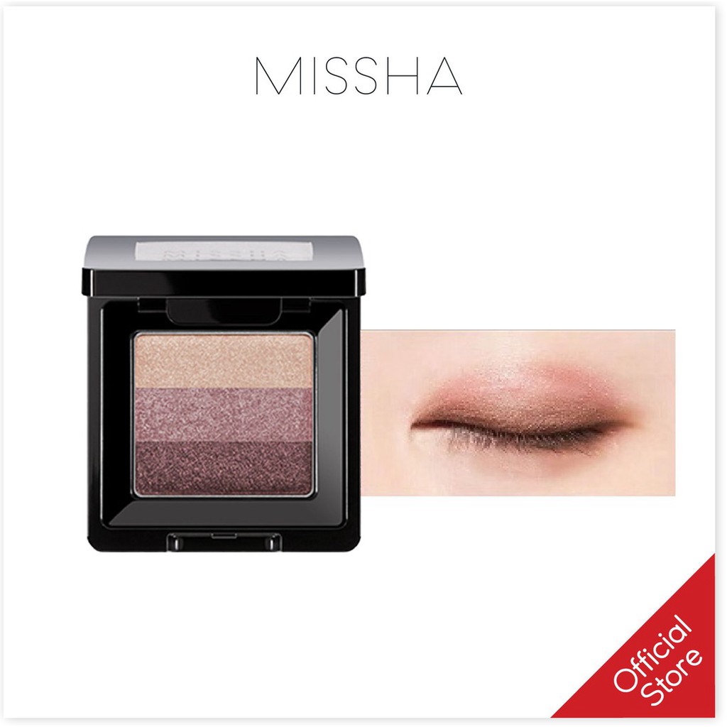 [Mã chiết khấu giảm giá mỹ phẩm chính hãng] Phấn Mắt 3 Màu Missha Triple Shadow version 2 1.5g