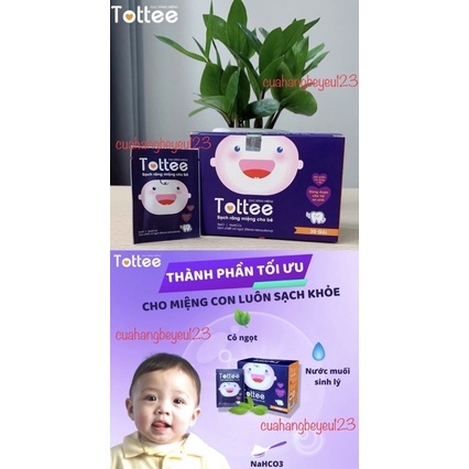 Gạc Rơ Lưỡi TOTTEE vệ sinh răng miệng Cho Bé  - Làm Sạch Và Ngăn Ngừa Các Vấn Đề Răng Miệng - DR PAPIE / DR.PAPIE