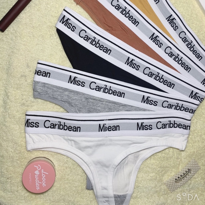 QUẦN LÓT LỌT KHE CẠP CHỮ MISS CARIBBEAN  #Q004 | BigBuy360 - bigbuy360.vn