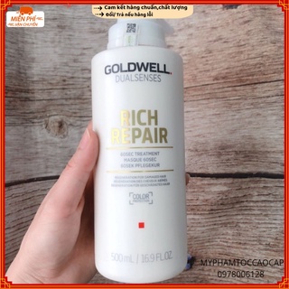 (Goldwell chính hãng) Mặt nạ 60s phục hồi tóc Goldwell Dualsenses Rich Repair 500ml