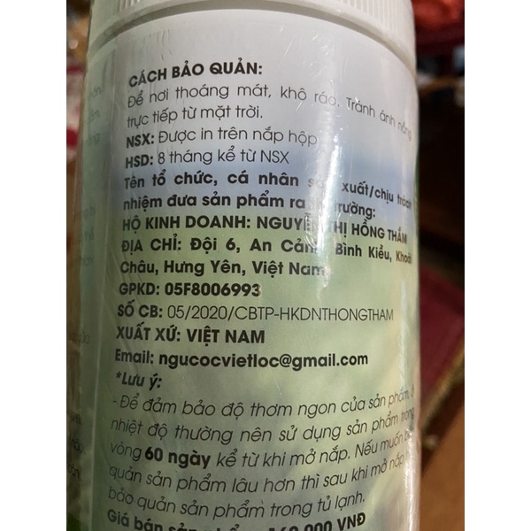 Ngũ cốc việt lộc lợi sữa kèm 2 hộp cốm vàng🧡FREESHIP🧡Lợi sữa bổ sung dinh dưỡng-24 loại hạt-1kg