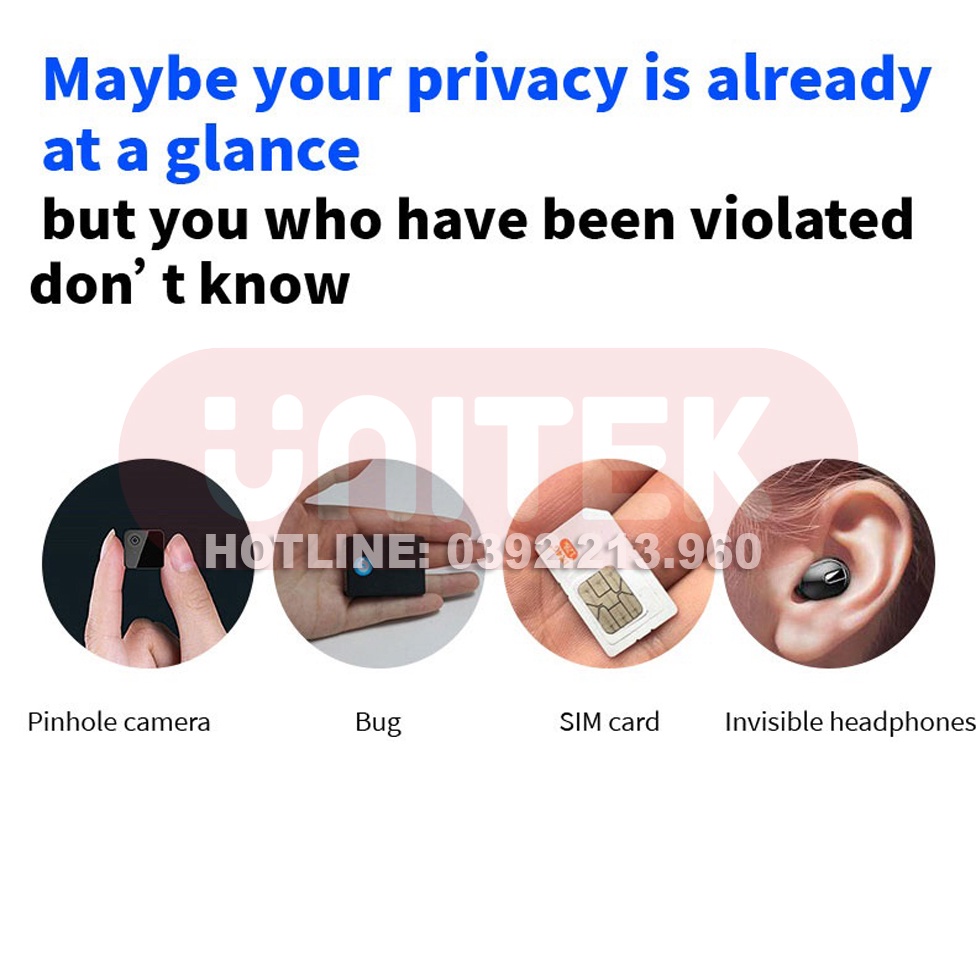 Máy Dò Phát Hiện Theo Dõi Camera, GPS, Định Vị Detector S16