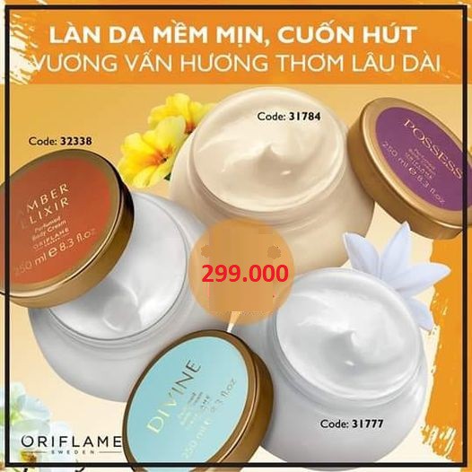 31777 31784 32338 31781 Kem dưỡng thể hương nước hoa
