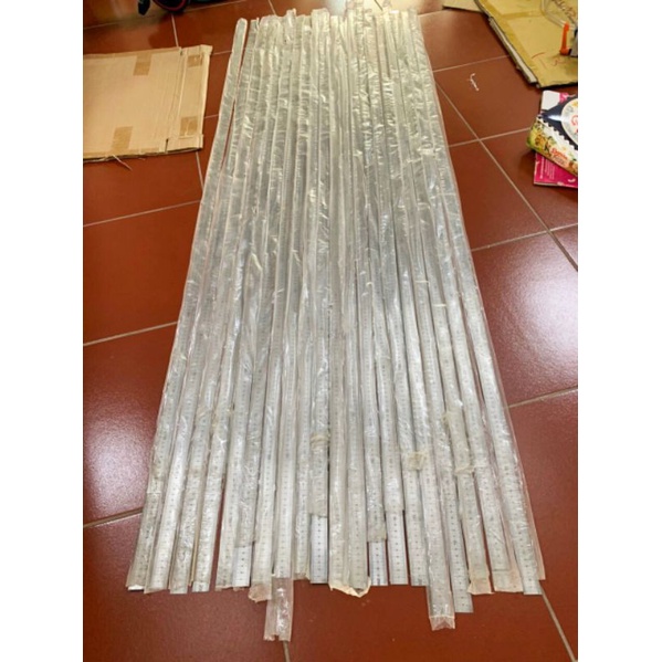 Thước đo inox chế máy cắt nhôm 1 đầu 2 đầu 3,8m bản 3cm