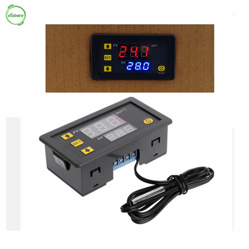 Bộ Điều Khiển Nhiệt Độ Có Màn Hình Led Cảm Ứng Cf W3230 Dc 12v 24v 110v-220v Ac