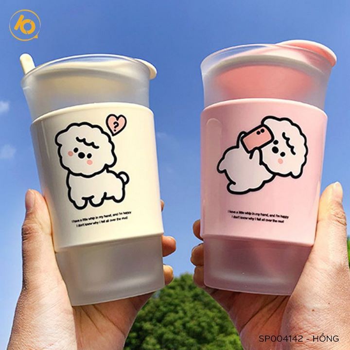 [Mã LIFESPIKE19 giảm 10% đơn 99K] Cốc thủy tinh uống trà, coffee hình cừu dễ thương 400ml - SP004142 | BigBuy360 - bigbuy360.vn