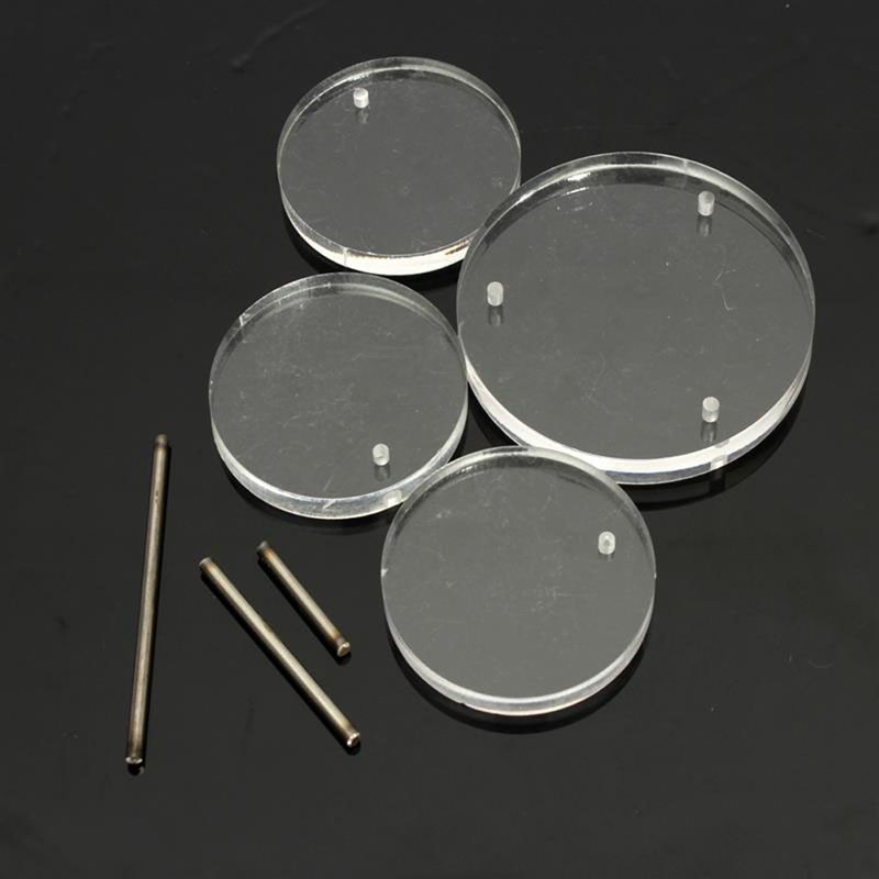 Giá đỡ dạng bàn tròn bằng acrylic đồ trang sức trưng bày vòng cổ vòng đeo tay chất lượng cao