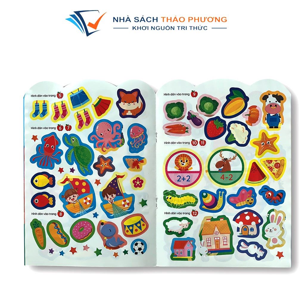 Sách - 365 Sticker bác dán thông minh IQ EQ CQ