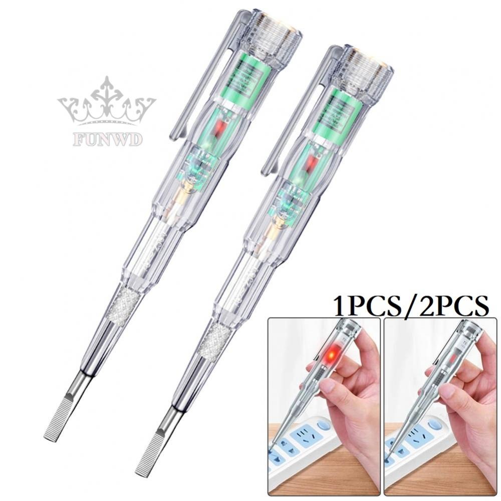 【FUNWD】70-250V Circuit Tester Electric Screwdriver Induction Voltage Detector Pen