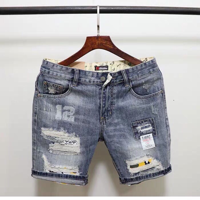 Quần sọt jean nam màu xanh ,Quần đùi màu xanh thời trang cao cấp nam MuradFashion MS165 | BigBuy360 - bigbuy360.vn
