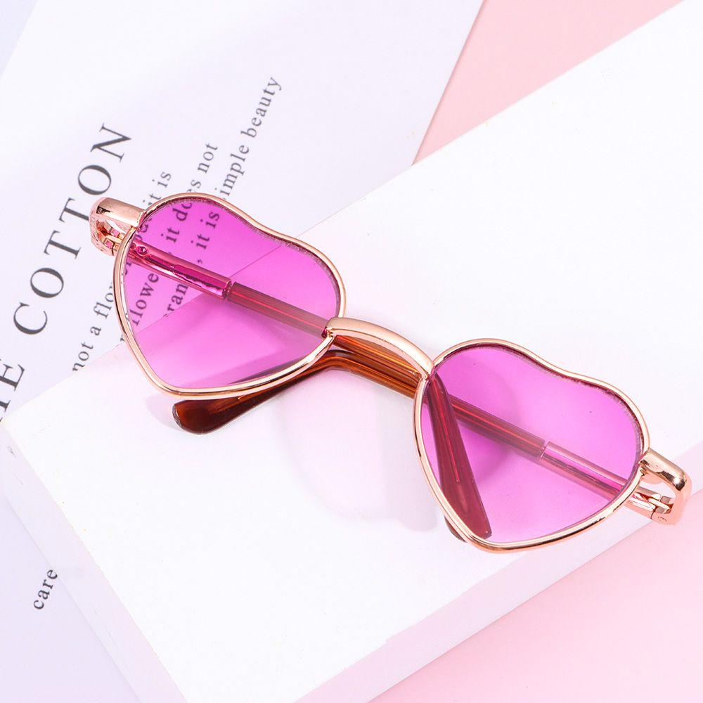 CLEVER Kính Mát Hình Trái Tim Dễ Thương 6 Màu Lựa Chọn Cho Búp Bê BJD 1 / 31 / 4