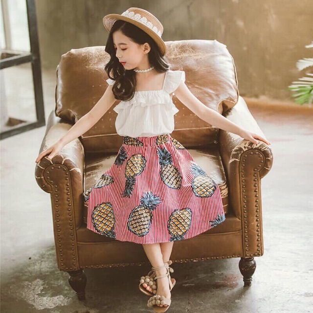 Sét váy dứa sz 3-9 tuổi