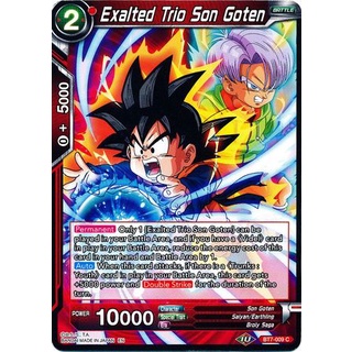 Thẻ bài Dragonball - TCG - Exalted Trio Son Goten / BT7-009'