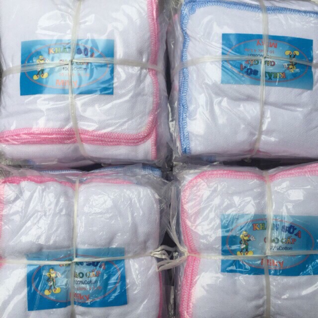 10 khăn sữa 4 lớp Micky