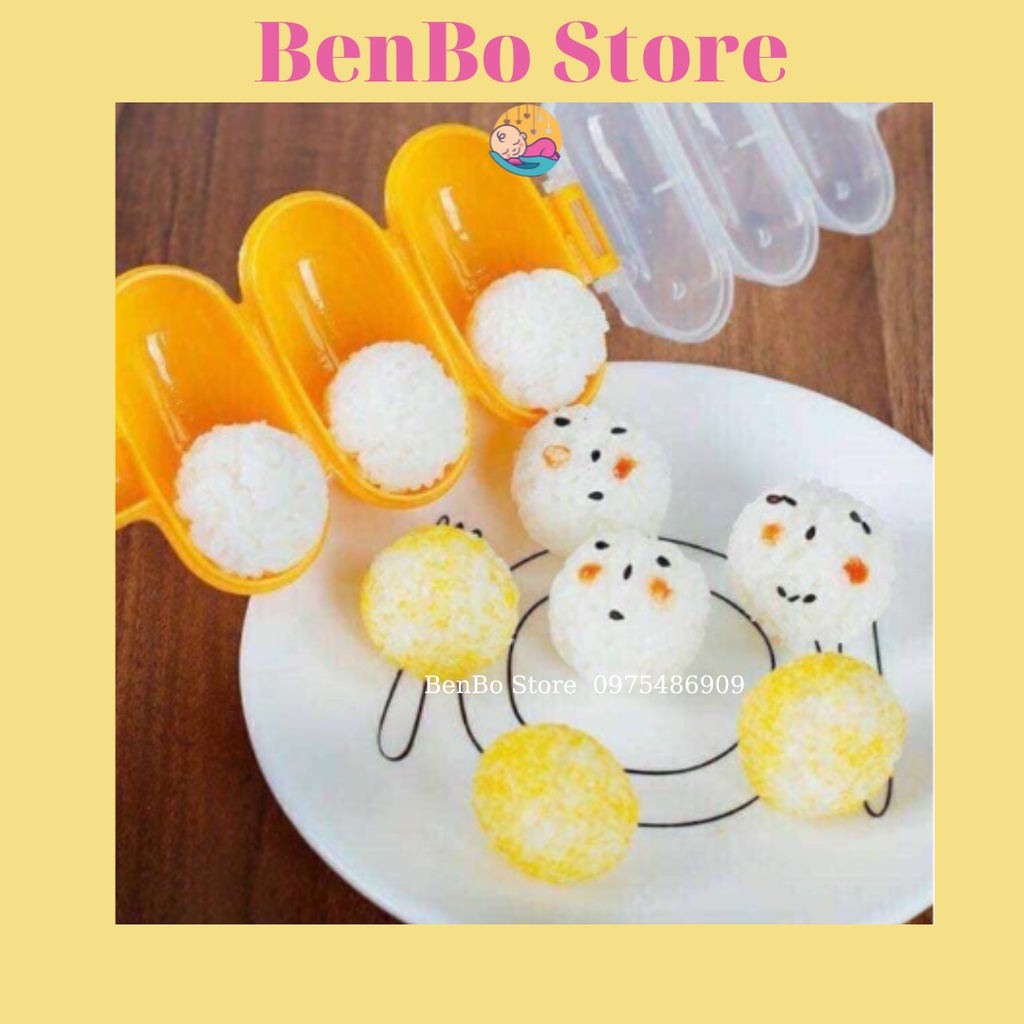 Khuôn làm cơm nắm tròn, cơm lắc cho bé ăn ngon miệng Pento
