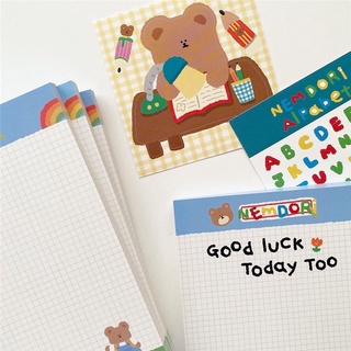 Giấy Note 💕 Tập giấy note gấu xinh A5 phong cách hàn quốc