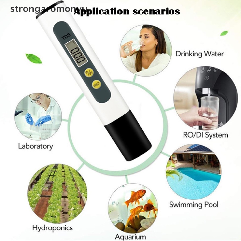 【YU】 0.01 Tds Ec PH Meter for Water Quality Digital PH Tester Pen with 0-14 PH Range .