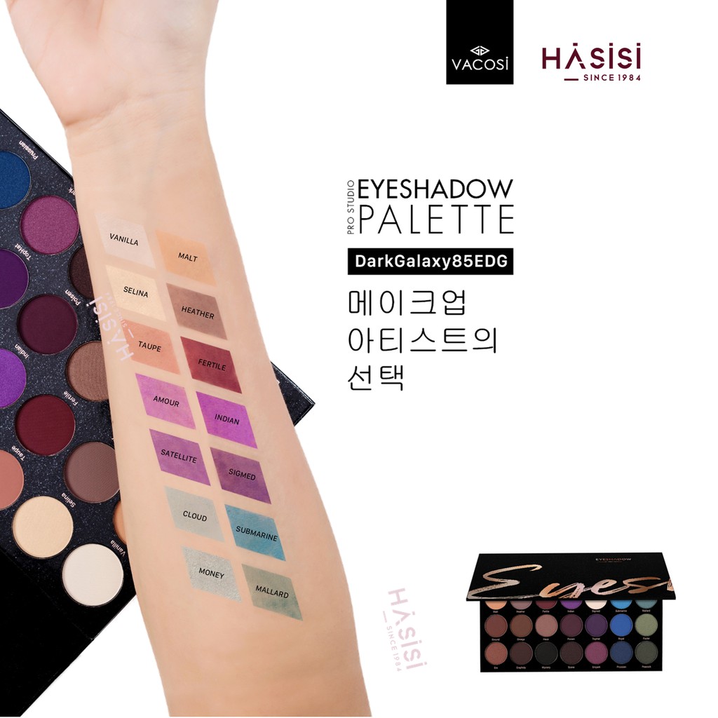 BẢNG MÀU MẮT CHUYÊN NGHIỆP CÔ DÂU - VACOSI EYESHADOW PALETTE 28 Ô