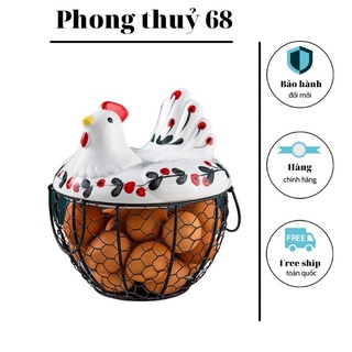 Rổ trứng gà,giỏ đựng trứng hình con gà dễ thương xinh xắn