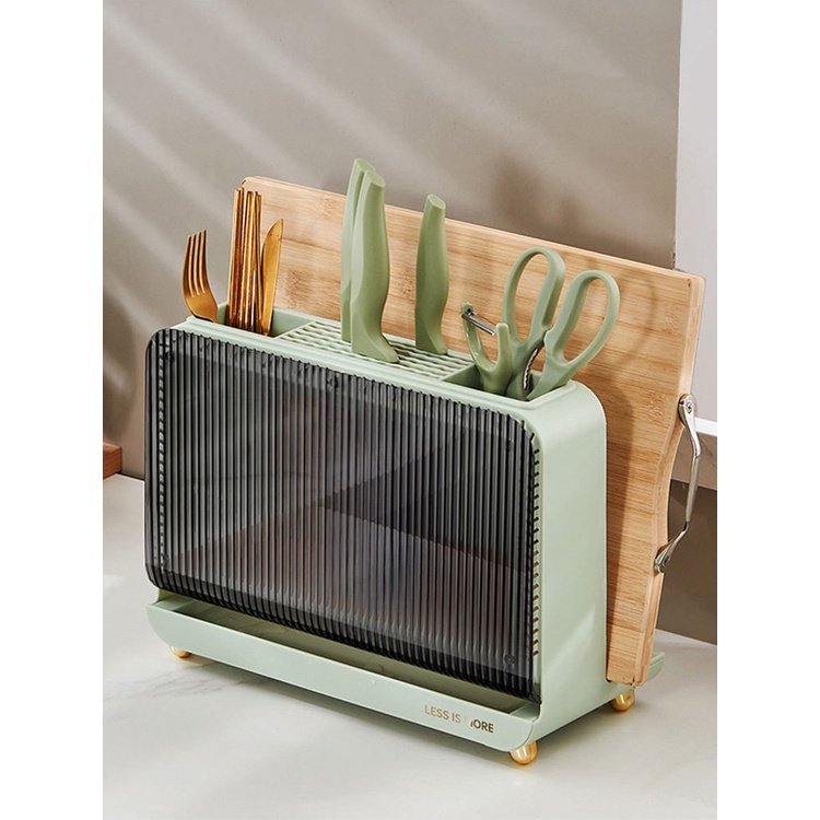 Giá Đỡ Dao Muỗng Đũa Ráo Nước Chống Ẩm Đa Năng Cho Nhà Bếp