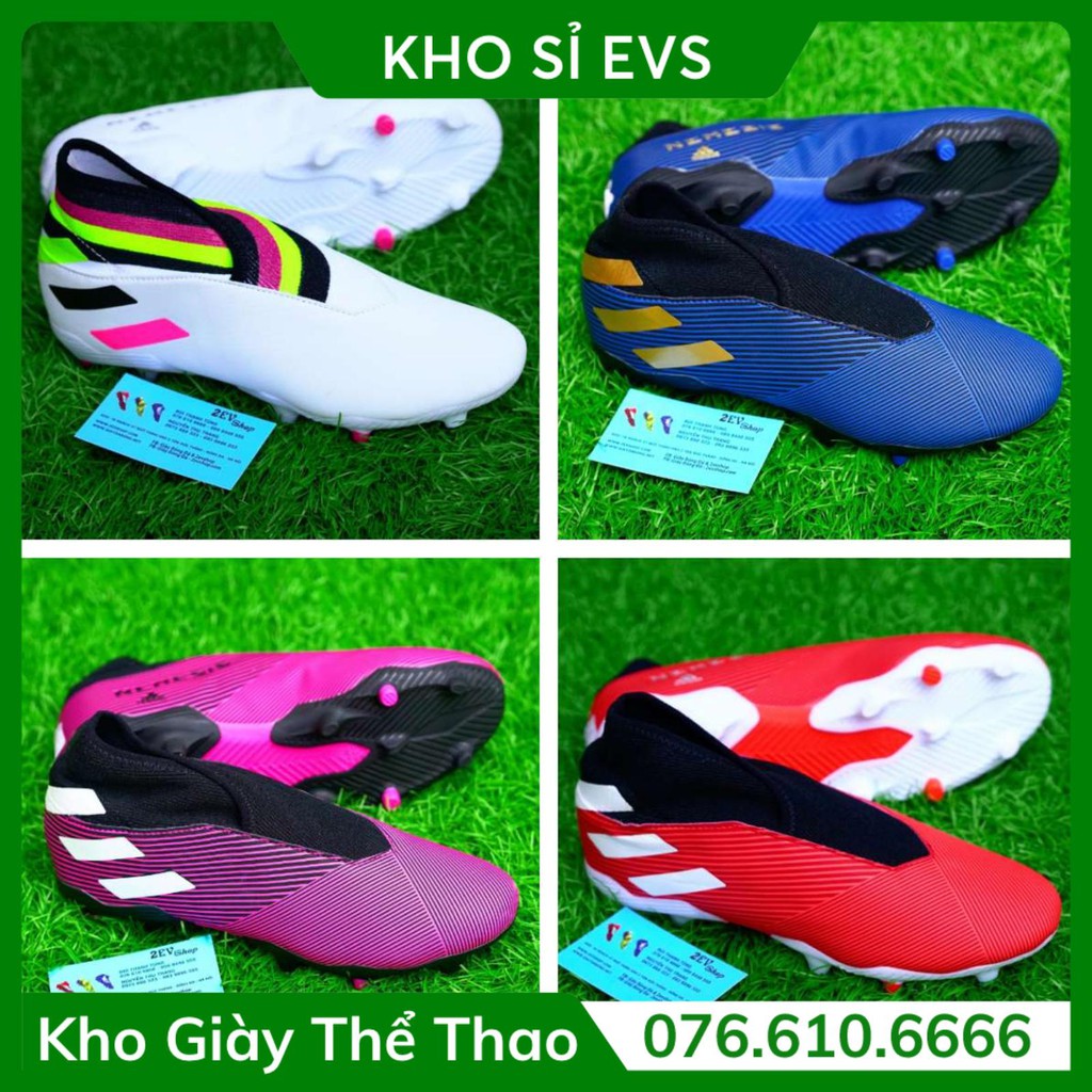 Giày Đá Bóng 𝗙𝗚 𝗔𝗱𝗶.𝗱𝗮𝘀 𝗡𝗲𝗺𝗲𝘇𝗶𝘇 𝟭𝟵+ Cao Cổ Đủ Màu - Rẻ Vô Địch