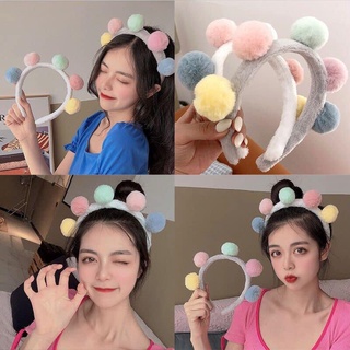 Bờm 5 cục bông siêu cute nhiều màu sắc BabyShin