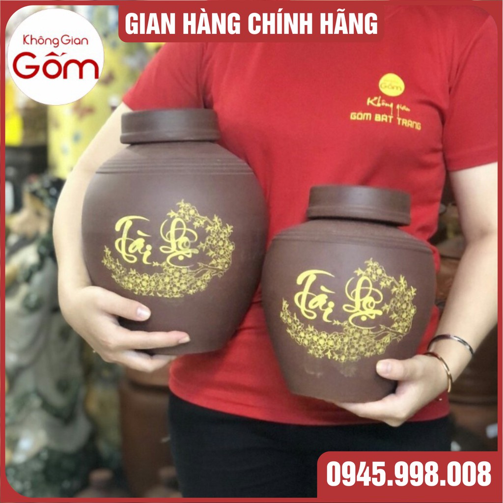 [CHUM RƯỢU] MẪU CHUM NGÂM RƯỢU TỐT CHO SỨC KHỎE NGƯỜI SỬ DỤNG - HÀNG LOẠI 1 GỐM BÁT TRÀNG - NUNG Ở NHIỆT ĐỘ CAO AN TOÀN