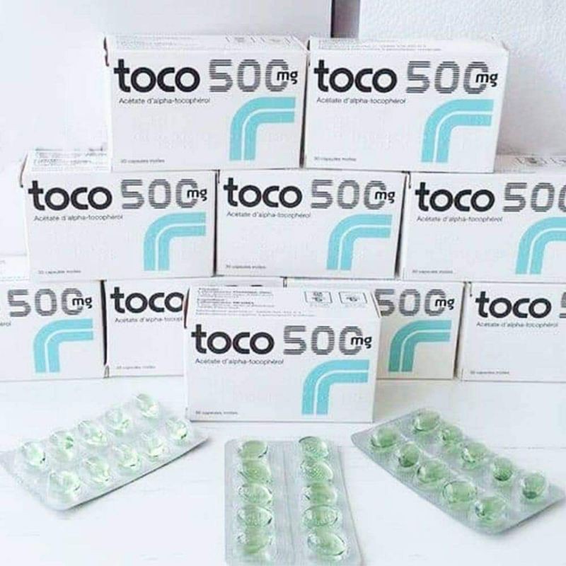 Viên uống vitamin E Toco 500mg