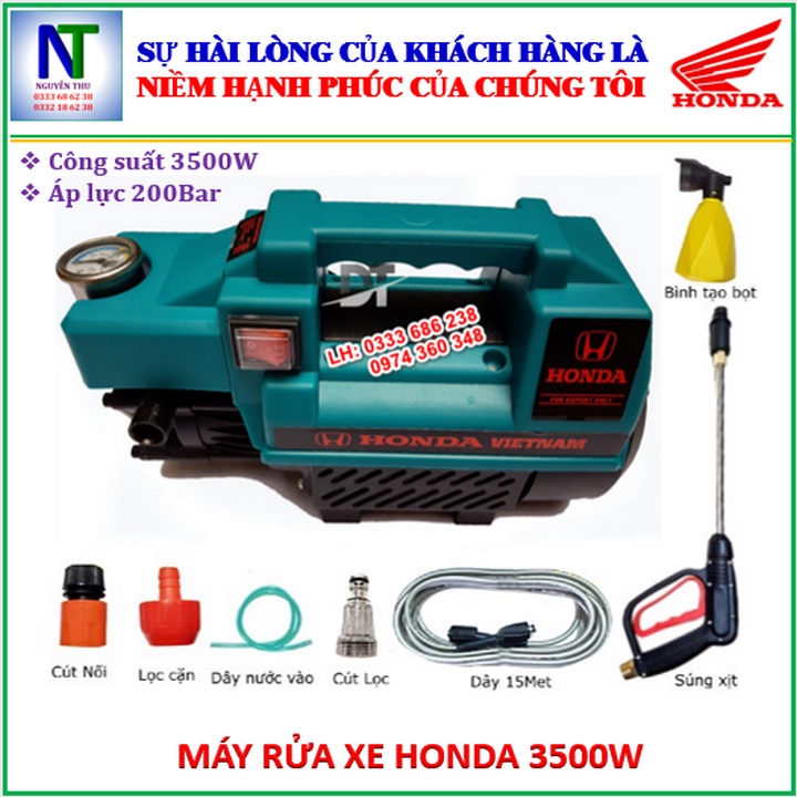 Máy rửa xe HONDA, máy rửa xe áp lực 3500W