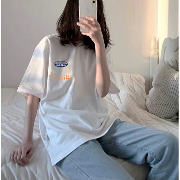 SUXI Korean Style Cotton T-shirt Loose Shirt