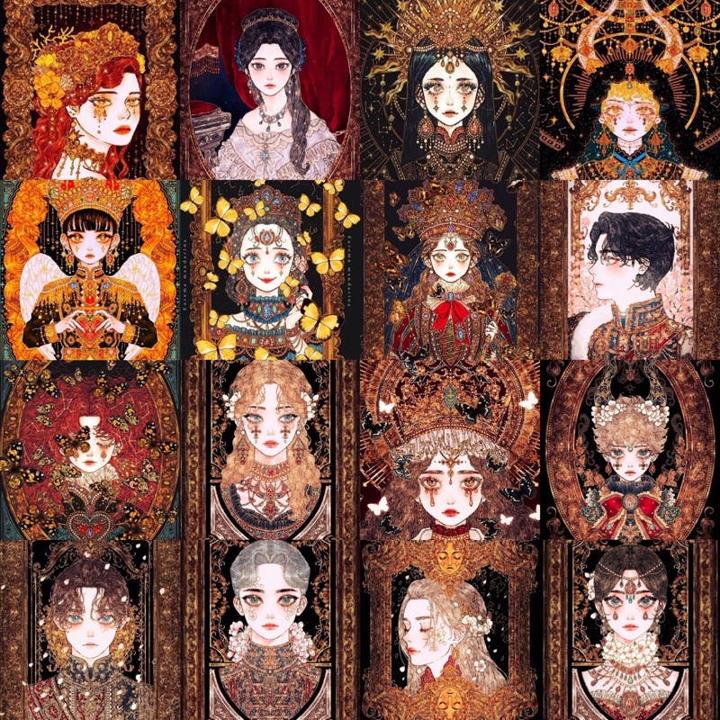 Bộ tranh đính đá 5D họa tiết chân dung độc đáo 30*40cm DIY trang trí nhà cửa