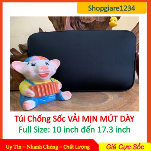 Túi chống sốc laptop VẢI MỊN MÚT DÀY từ 10->17.3 inch - FULL SIZE (HÀNG XƯỞNG NHÀ GIA CÔNG CHẮC CHẮN) | BigBuy360 - bigbuy360.vn