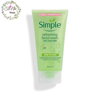 Sữa rửa mặt Simple Kind To Skin Refreshing Facial Wash Gel 150ml