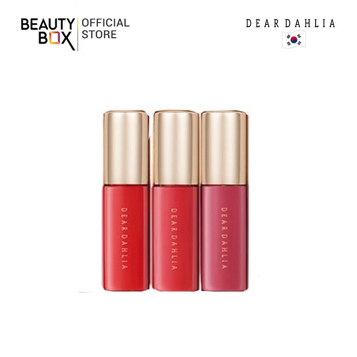 (Hàng Tặng) Son Môi Trang Điểm (Gwp) Dear Dahlia Paradise Dream Velvet Lip Mousse(Seduction, Bordeaux,October) 1.2Ml X 3