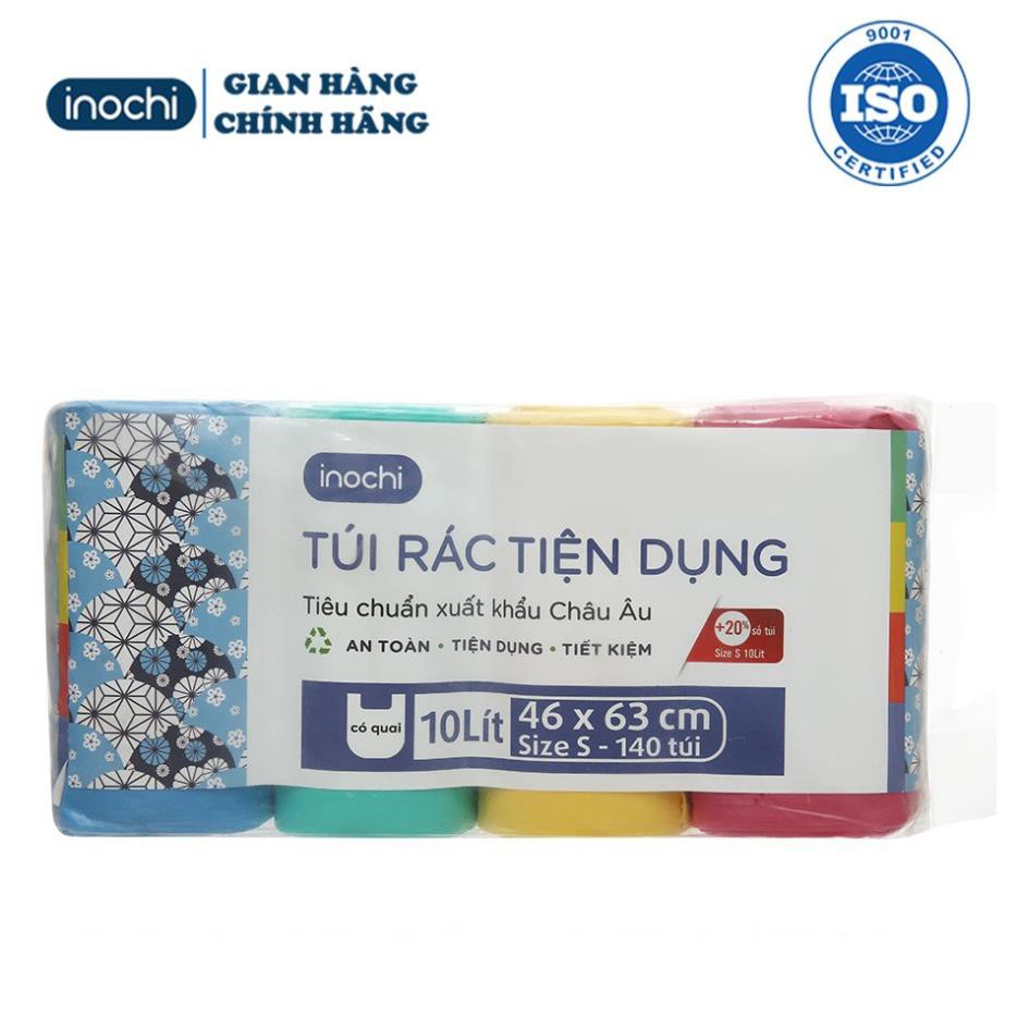 Túi Rác Tự Phân Huỷ - 4 cuộn có màu tiện dụng Soji Dạng Cuộn Màu Đen giúp nhà trở nên gọn gàng sạch sẽ TRM