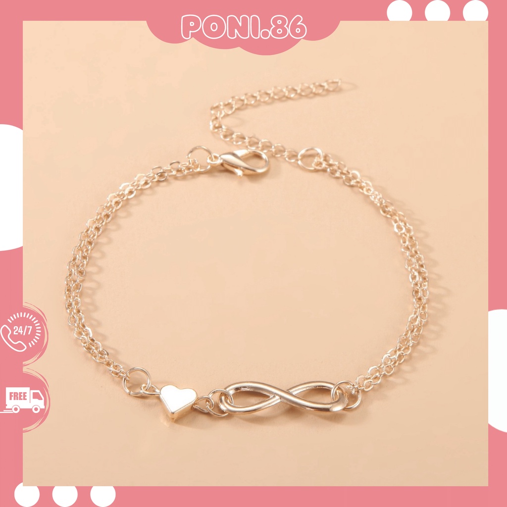 Vòng tay thời trang đơn giản tiểu thư sang chảnh Phong cách Hàn Quốc