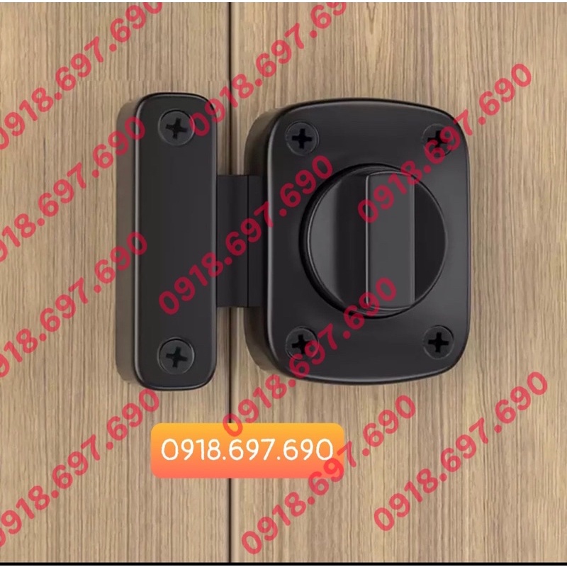 Chốt xoay cửa đi / cửa sổ màu đen cao cấp