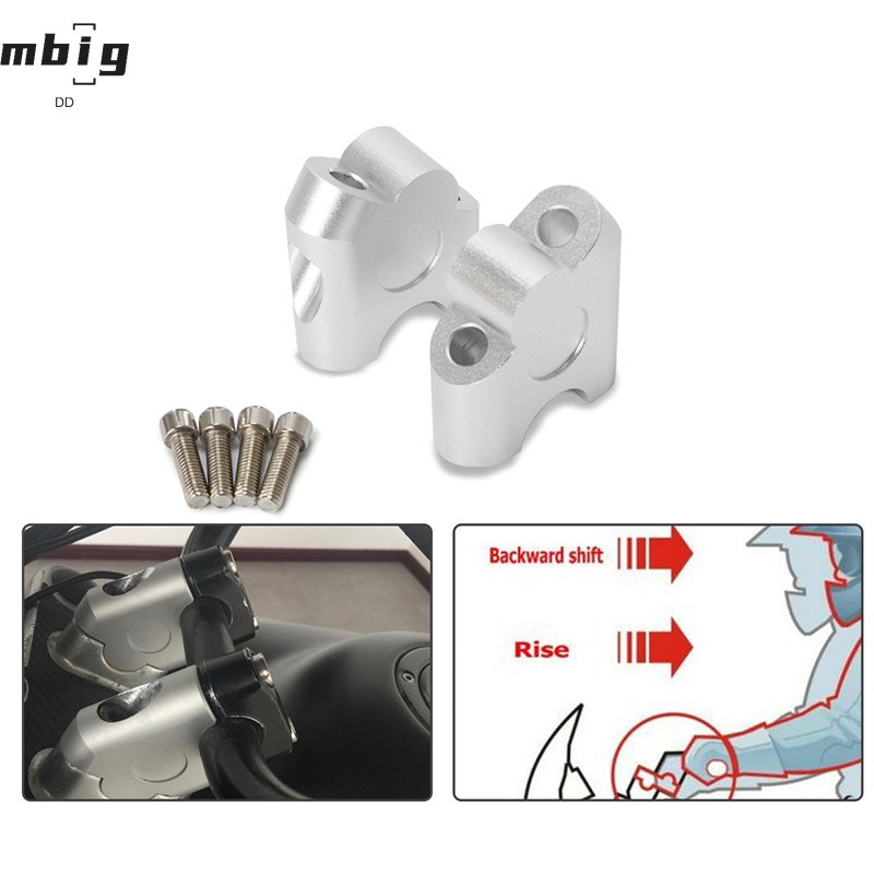 Kẹp Nâng Tay Lái Xe Mô Tô Bằng Hợp Kim Nhôm 22mm | BigBuy360 - bigbuy360.vn