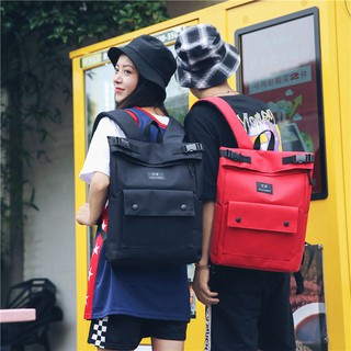 [Video thật] Balo ulzzang thông minh vải Oxford đựng laptop, A4 chữ TF Three Feather TX39