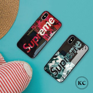 Ốp lưng kính iphone Supreme