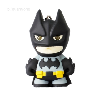 Móc Khóa Gắn Đèn Pin Led Hình Batman Dễ Thương