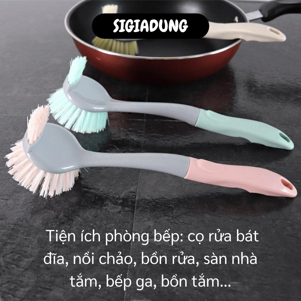 [SGD] Bàn Chải Cọ Nồi Cán Dài - Cây Chà Vệ Sinh Nhà Tắm, Nhà Bếp 2 Đầu Đa Năng 9457