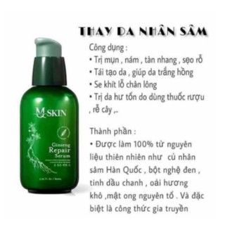 Serum thay da nhân sâm MQ hàng chính hãng