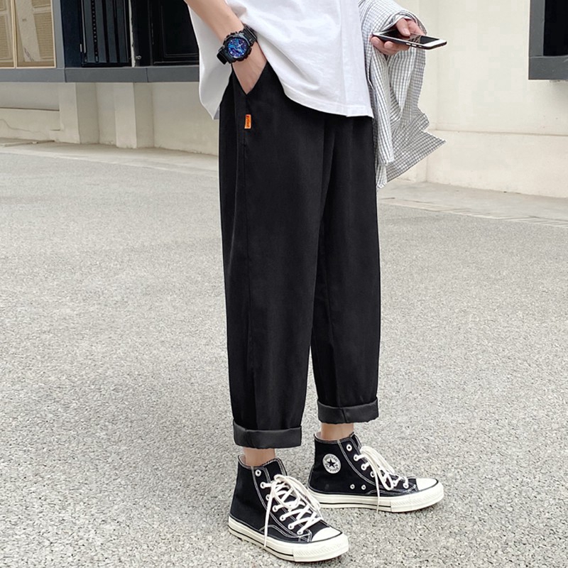 Quần Dài Nam Ống Rộng Thời Trang Phong Cách Hong Kong | BigBuy360 - bigbuy360.vn
