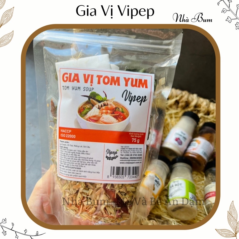 Gia vị Tom Yum Vipep 75g